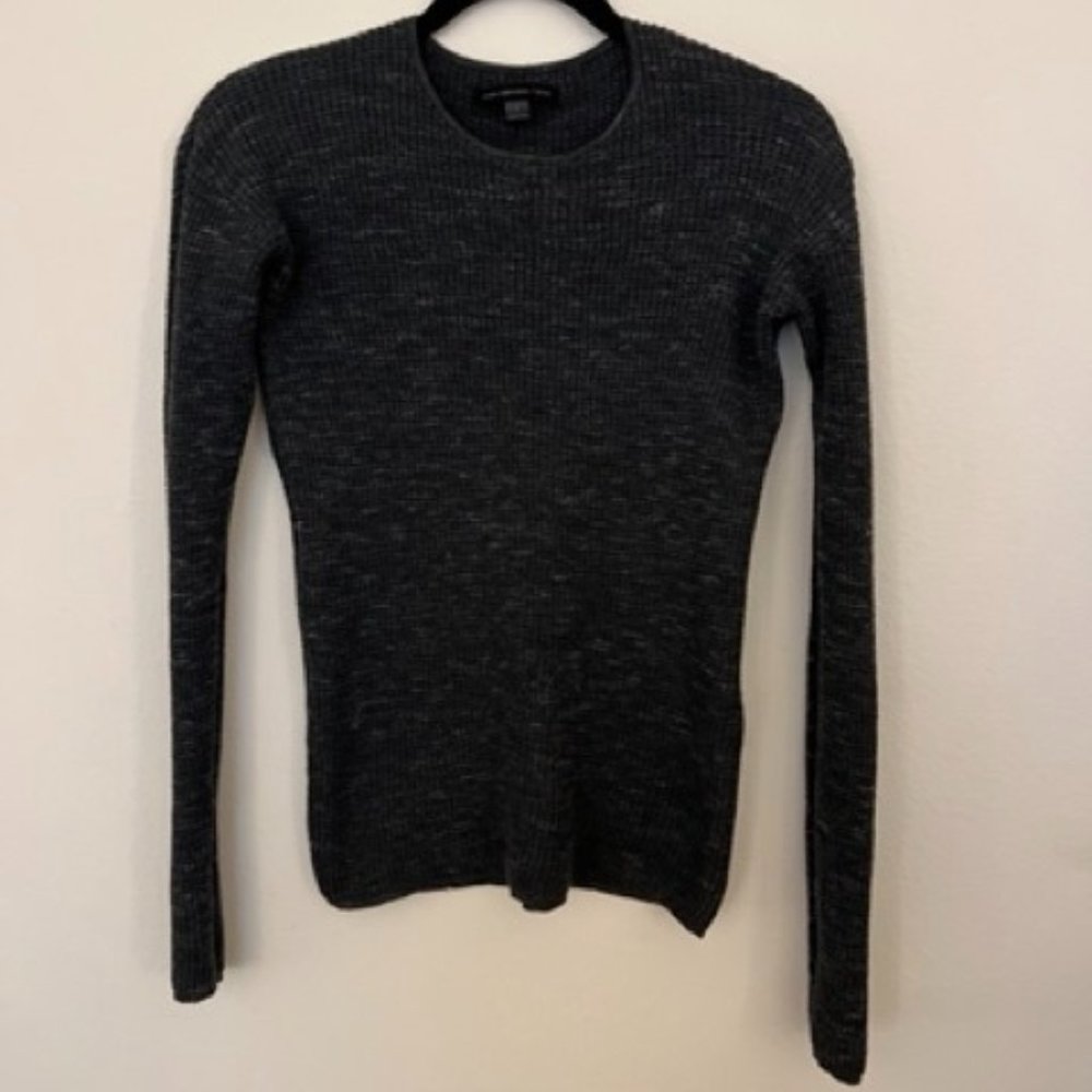 John Varvatos Dark Gray Thermal Top
